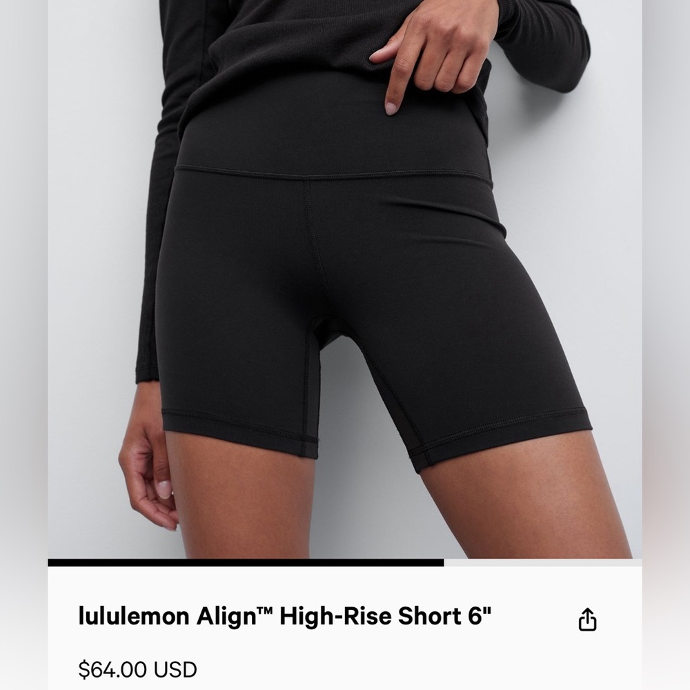 Lululemon Align 6in Short